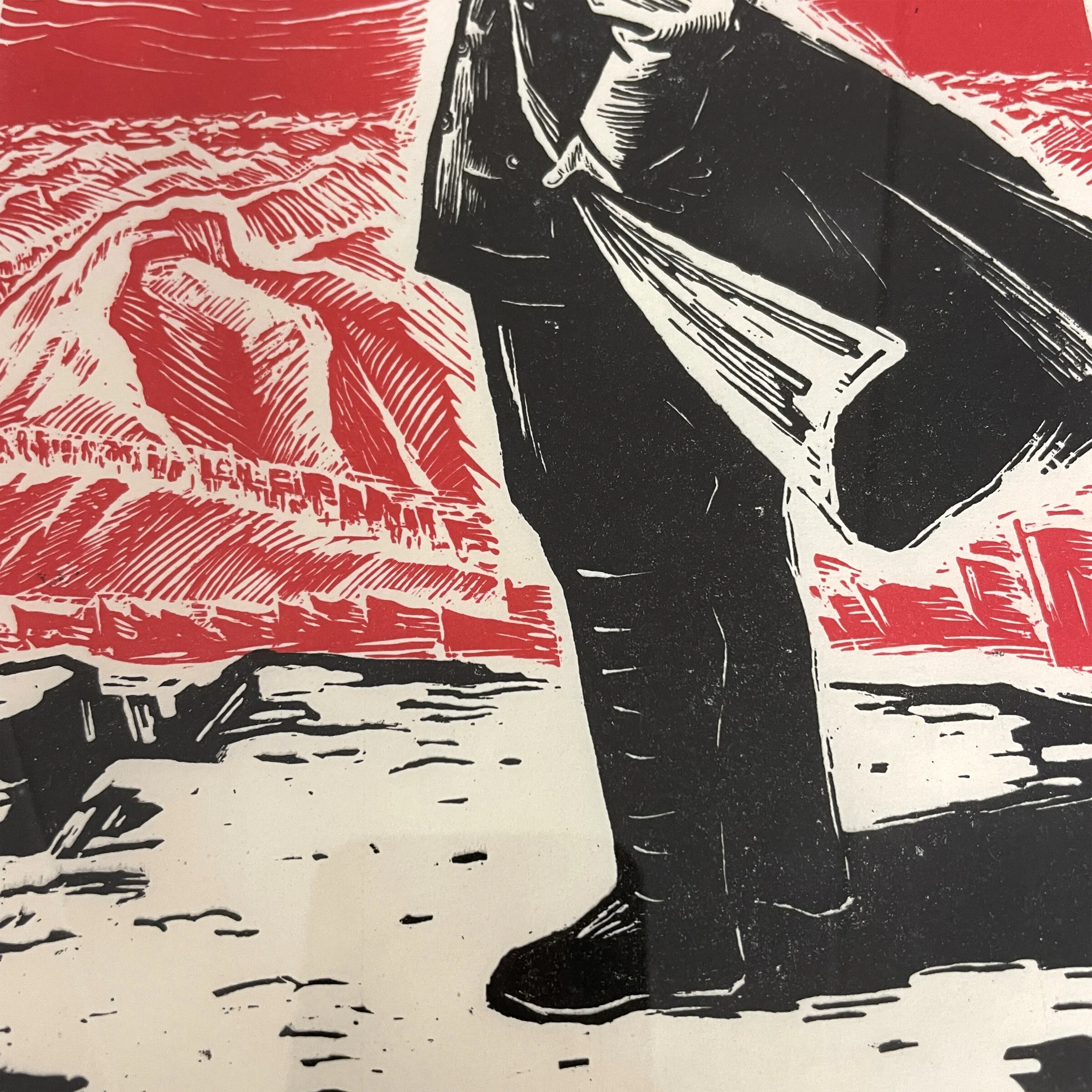 Set of Three Framed Mao Woodblock Prints — RIGHT | PROPER